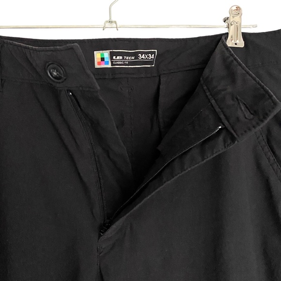 LB Tech Men’s Classic Fit Navy Zipper Pocket Nylon Tactical Pants [US 34X34] - Picture 11 of 13